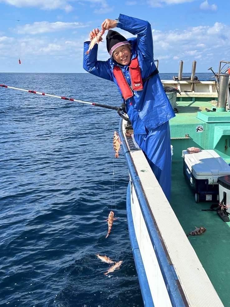 ハチメ釣り