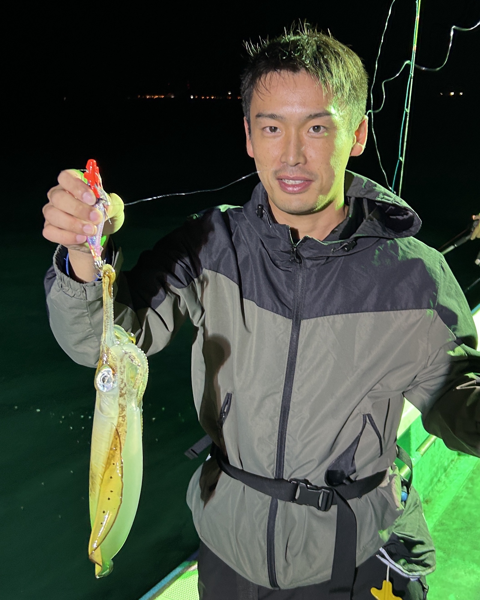タイラバ・アオリイカ