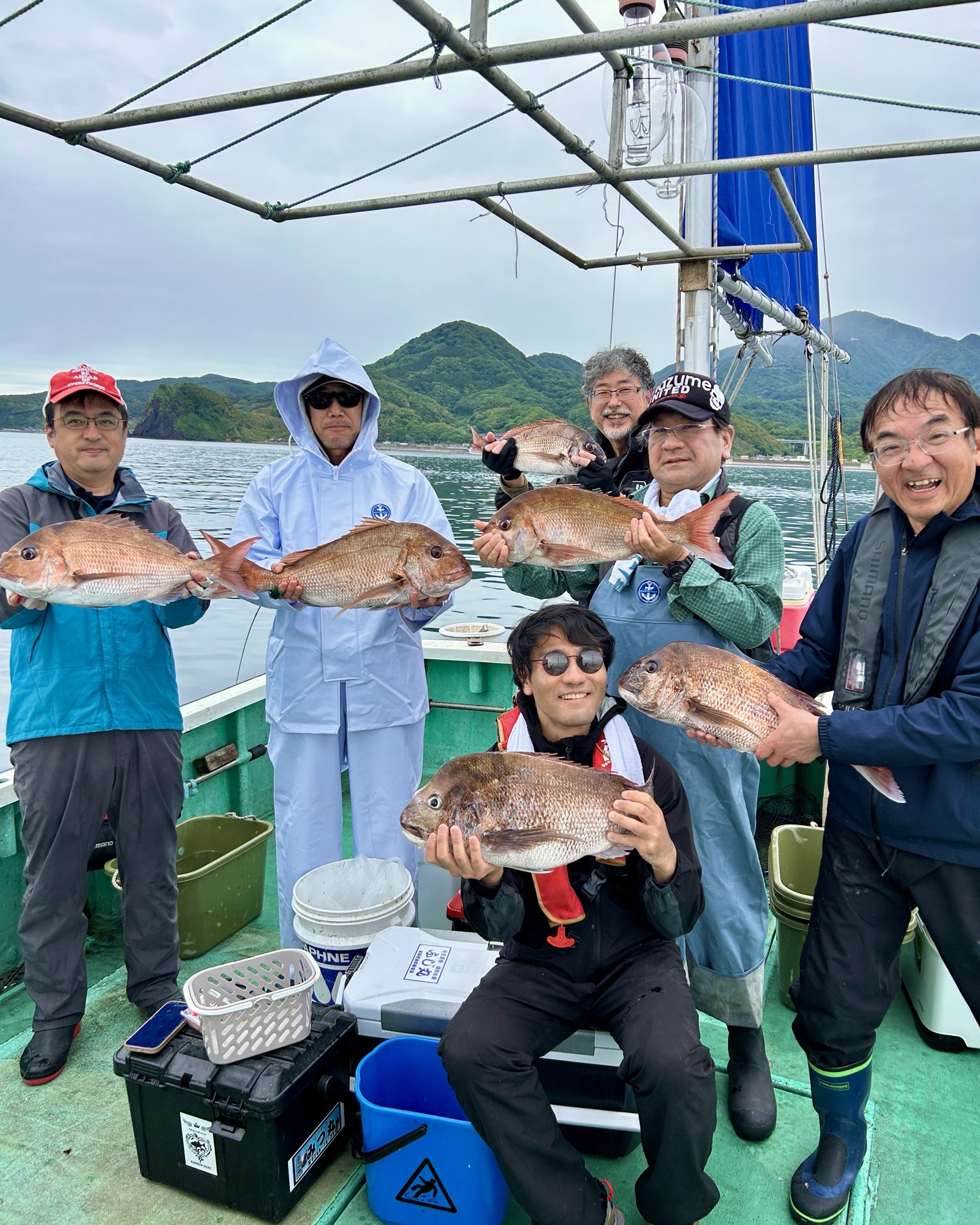 マダイ釣り