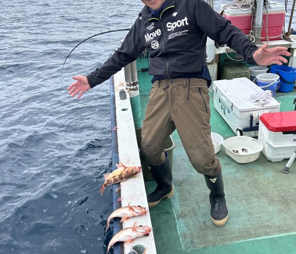 ハチメ釣り